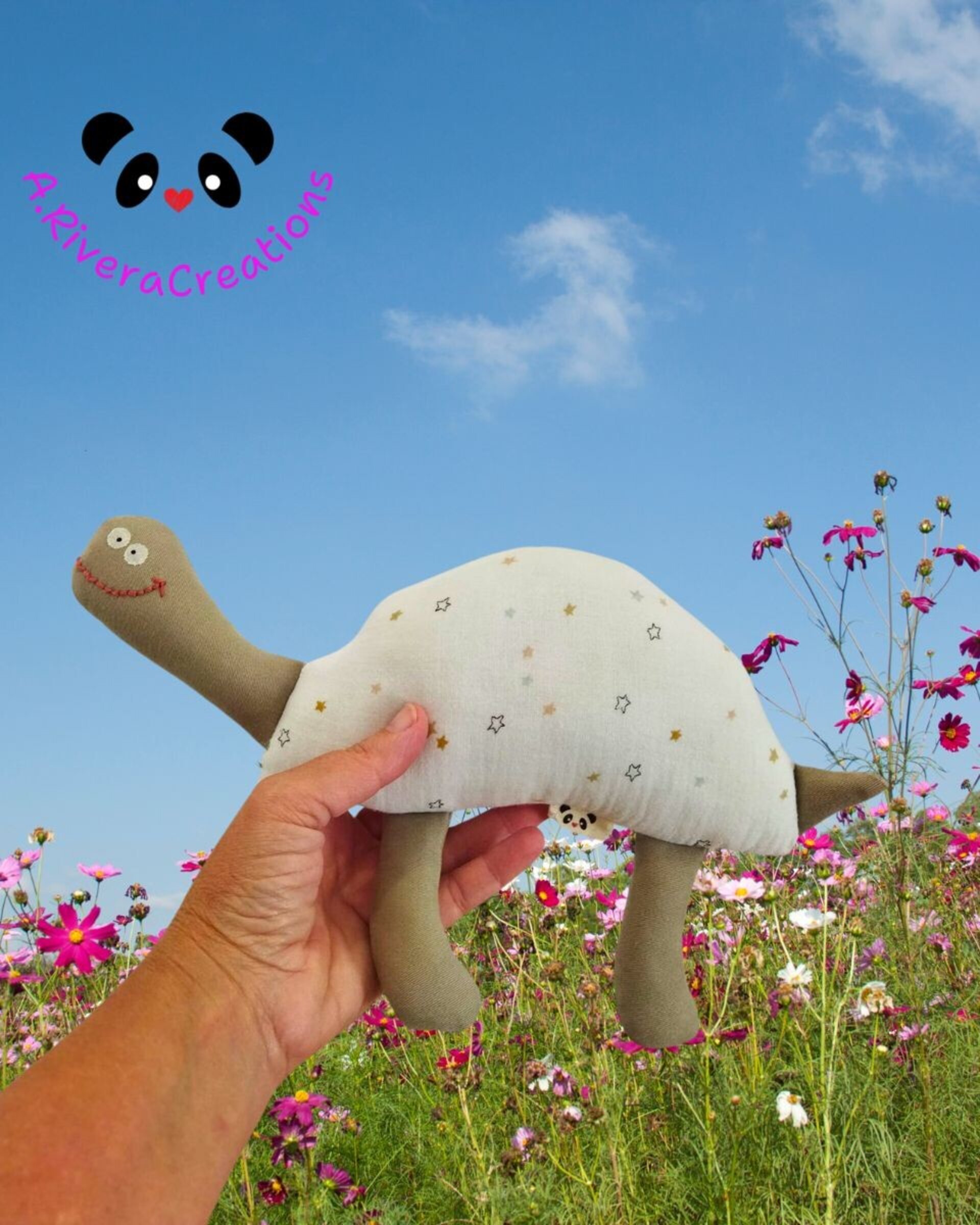 Tortuga peluche, peluche artesanal, hecho a mano Ecofriendly - 6