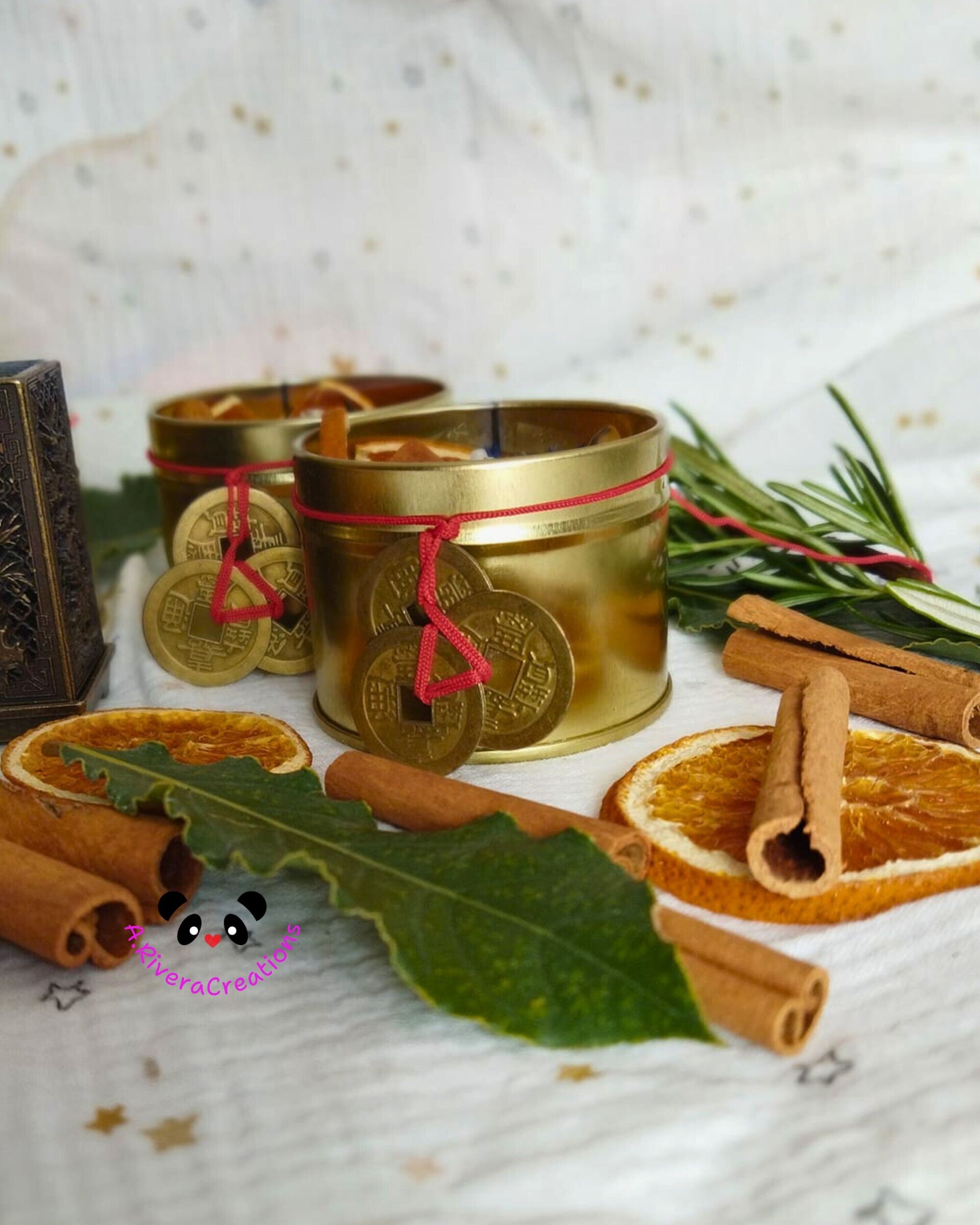 ✨ Vela Llama de Prosperidad – Ritual de Abundancia-SOJA. LATA - 8