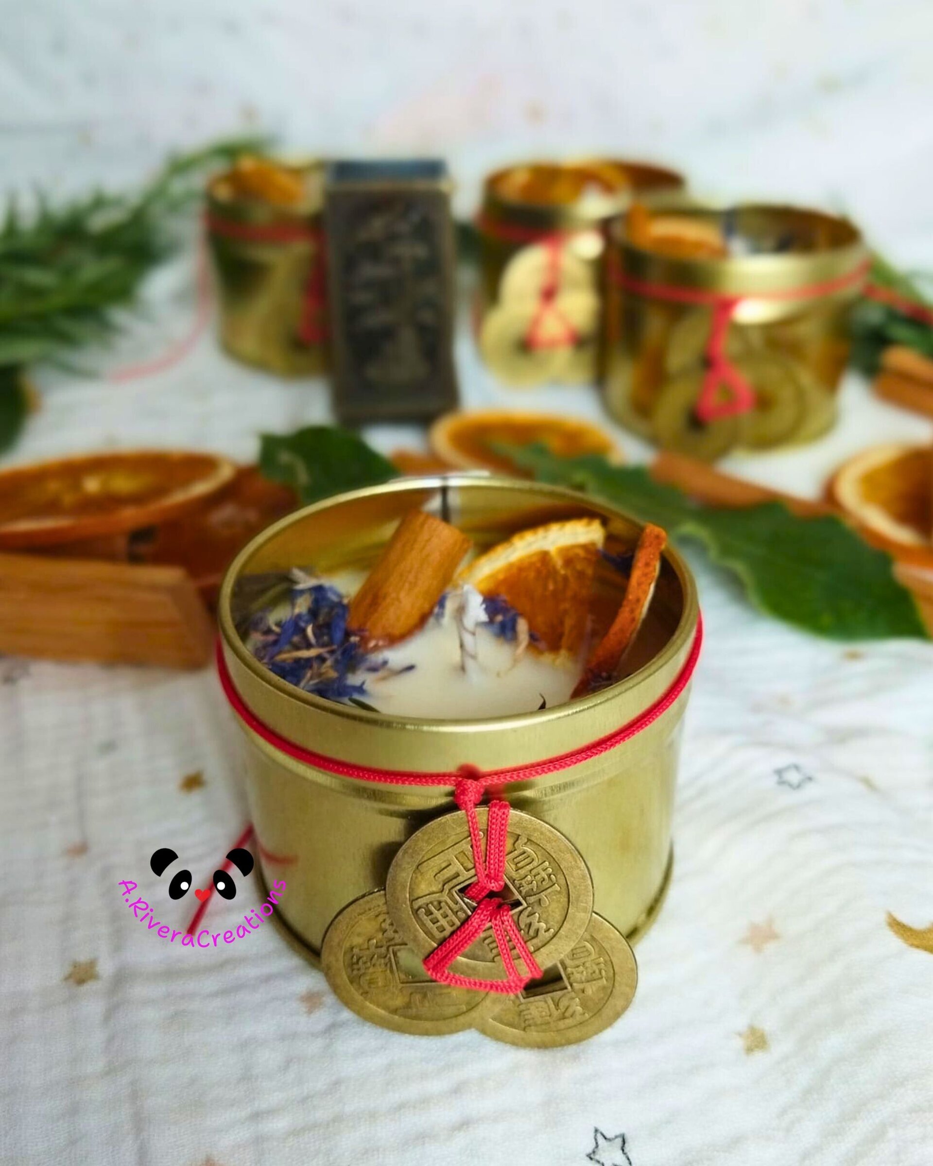 ✨ Vela Llama de Prosperidad – Ritual de Abundancia-SOJA. LATA - 7