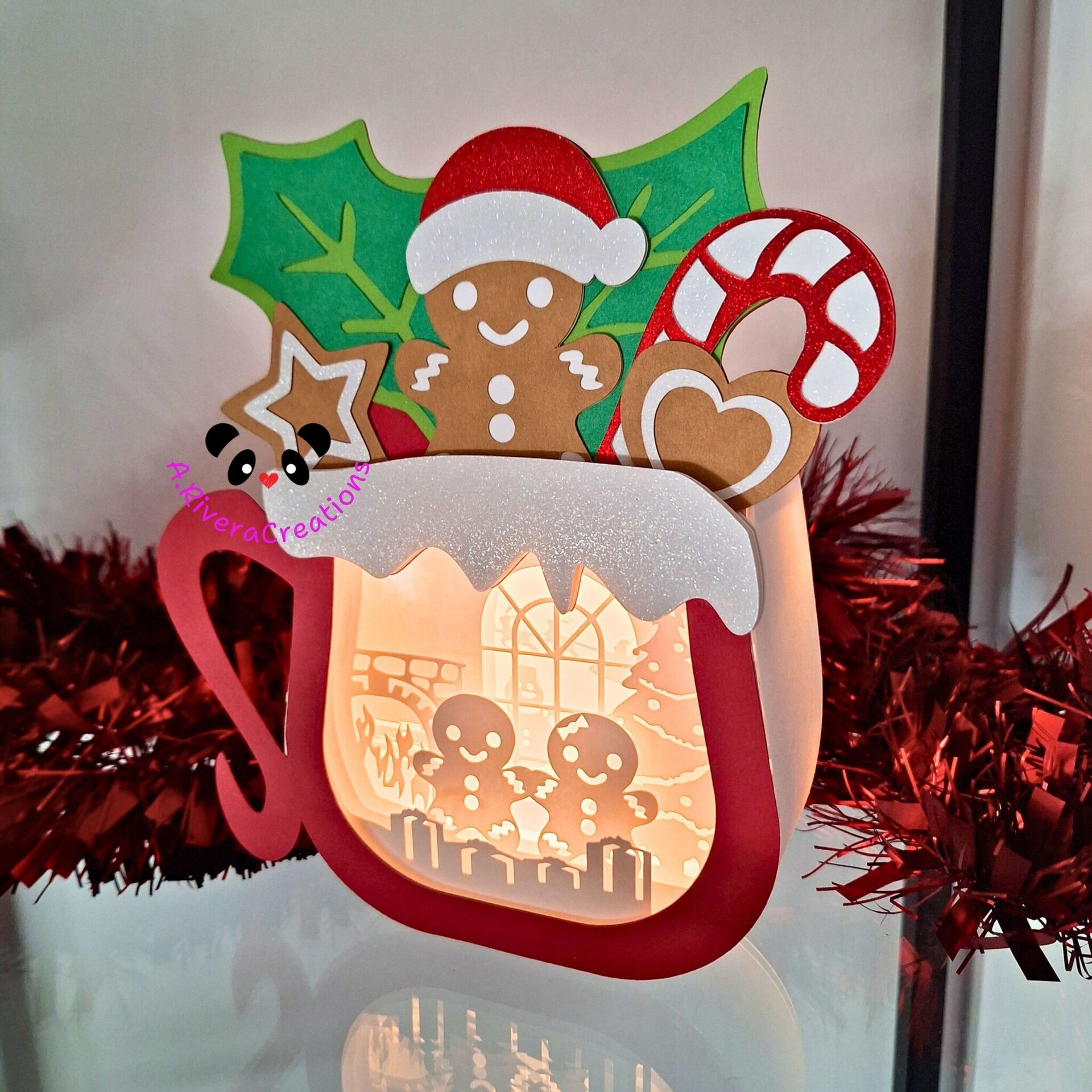 🌟 SHADOW BOX DECORACIÓN NAVIDEÑA🎄 - 1