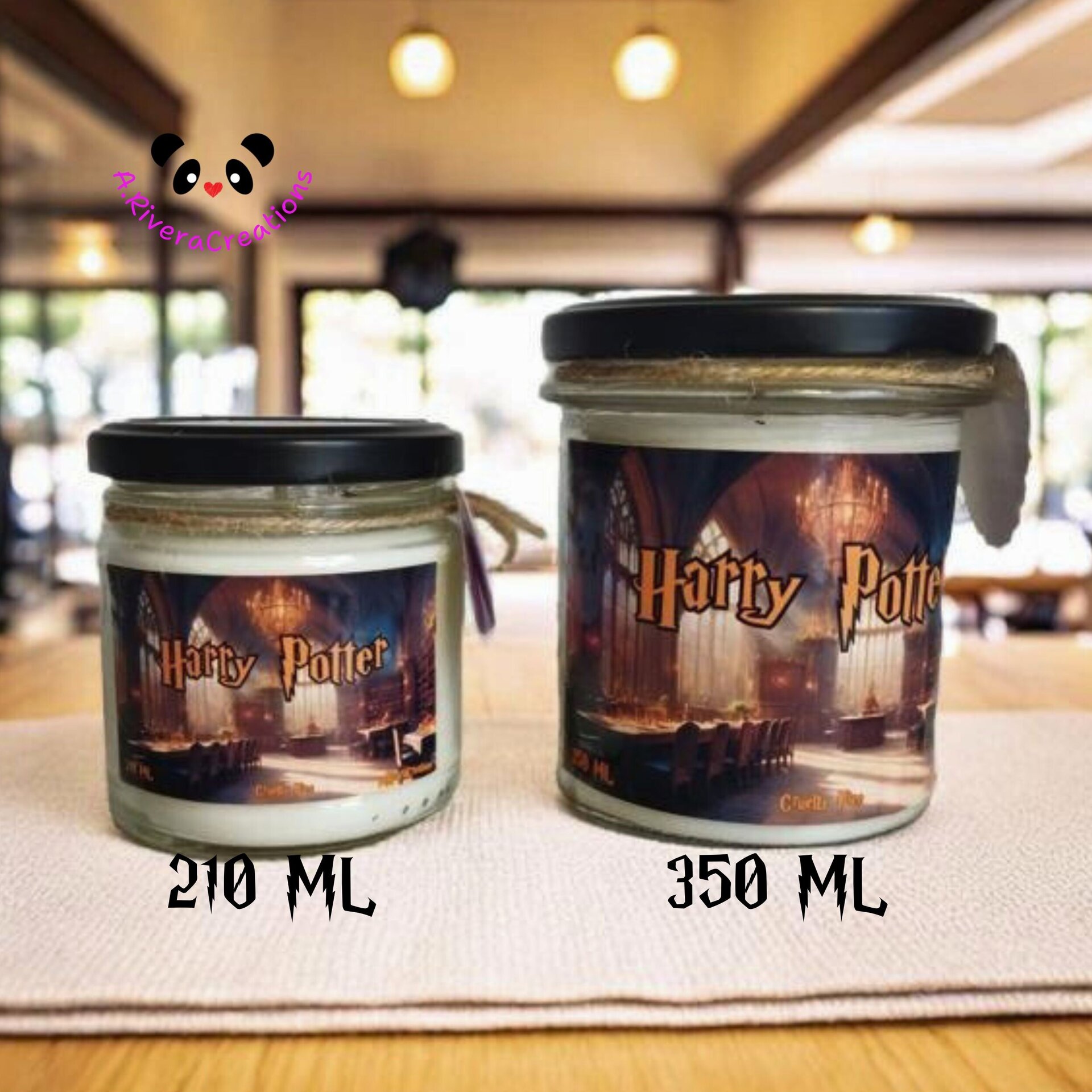 VELA HARRY POTTER, VELA DEL GRAN SALÓN, CERA DE SOJA ECO - 2