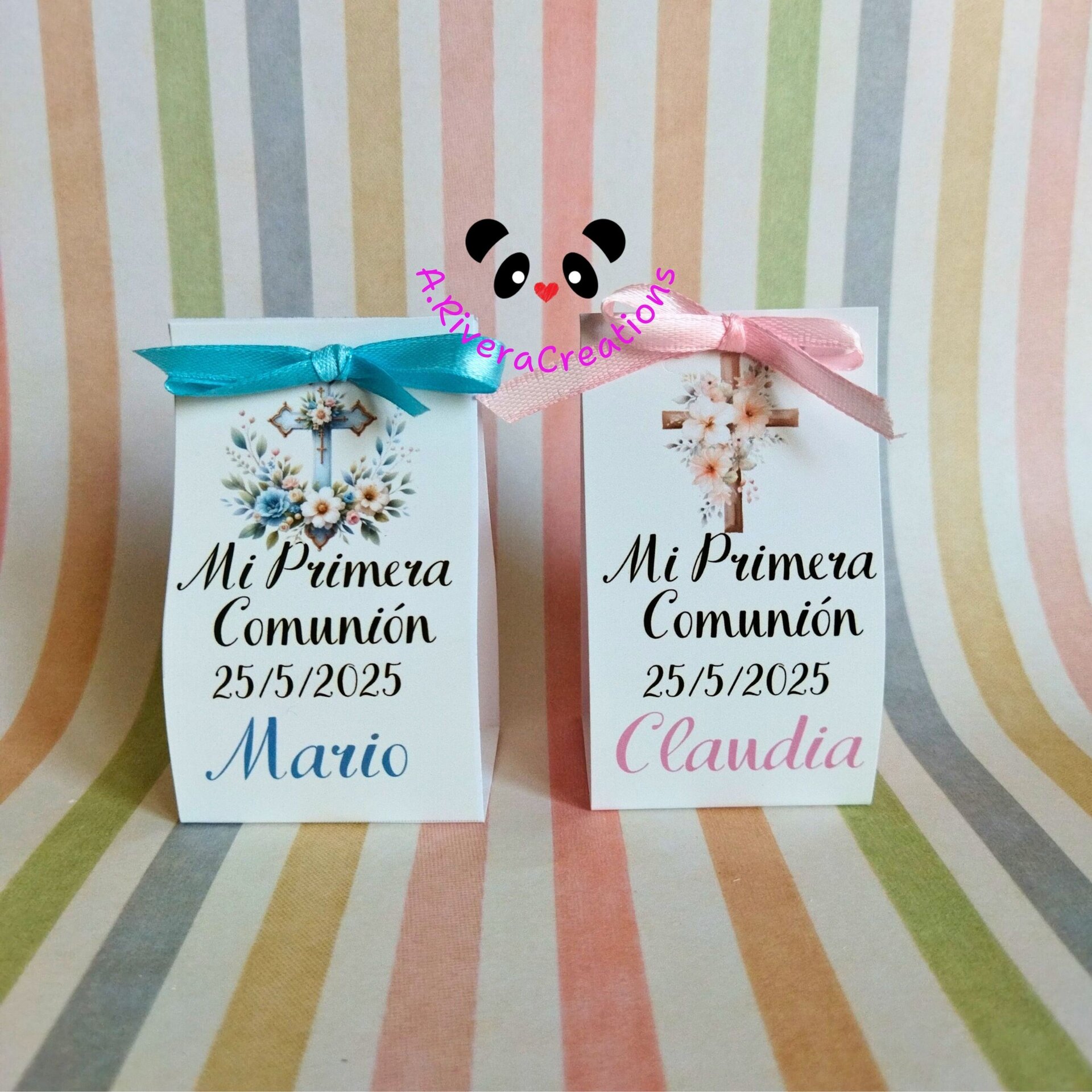 REGALOS PARA PRIMERA COMUNION, RECUERDOS PRIMERA COMUNIÓN, VELAS DE CERA DE SOJA - 4