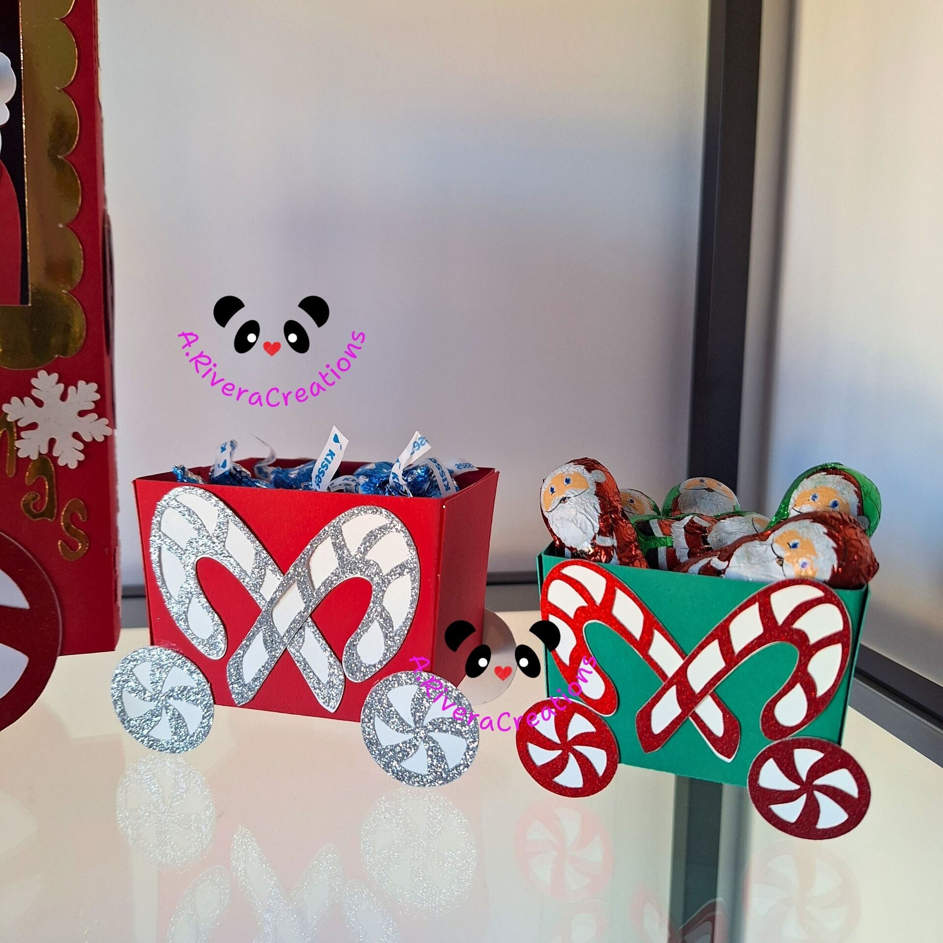 🎄 LÁMPARA TREN PAPÁ NOEL CON LUZ LED. DECORACION NAVIDAD - 4