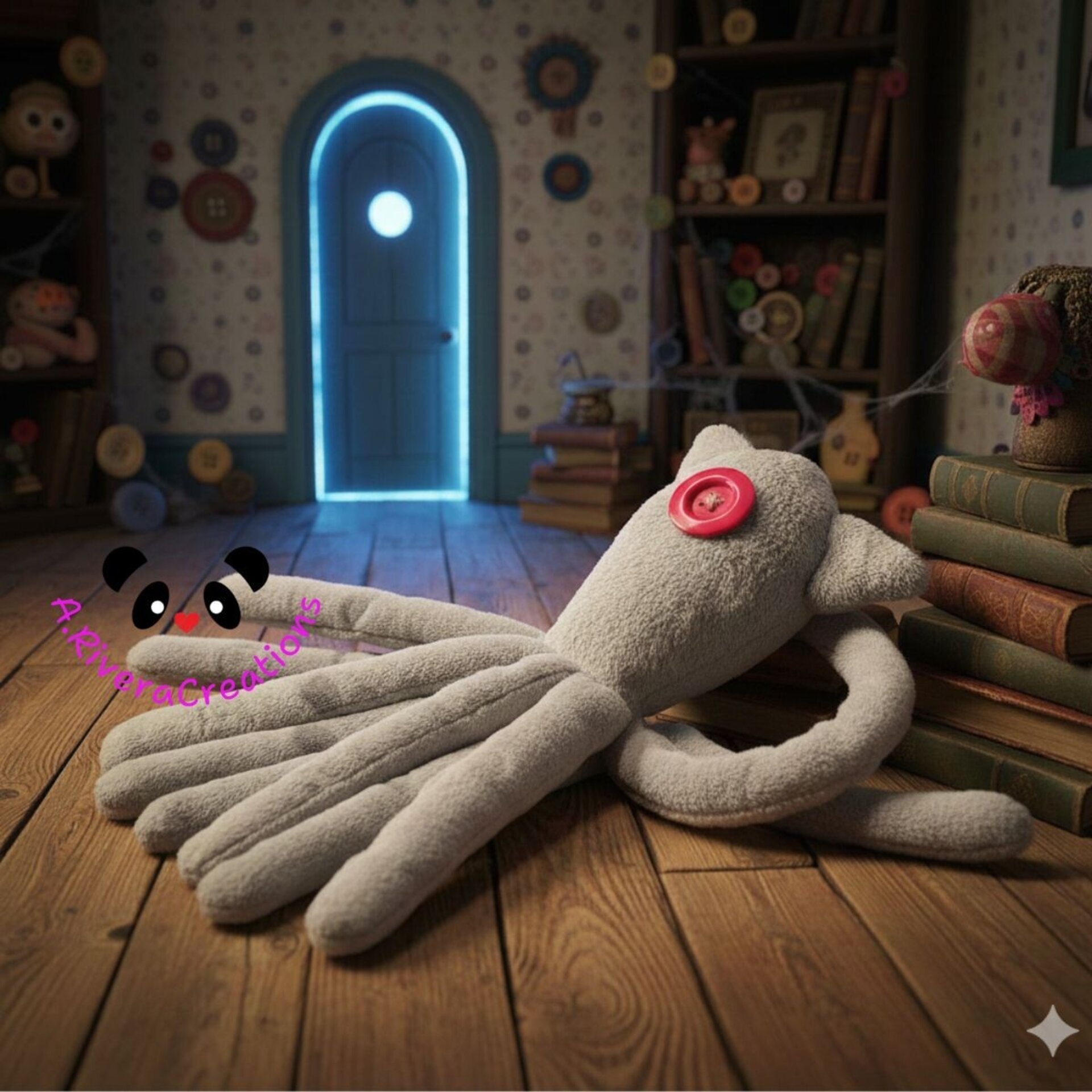 🦑PELUCHE CALAMAR CORALINE - 2