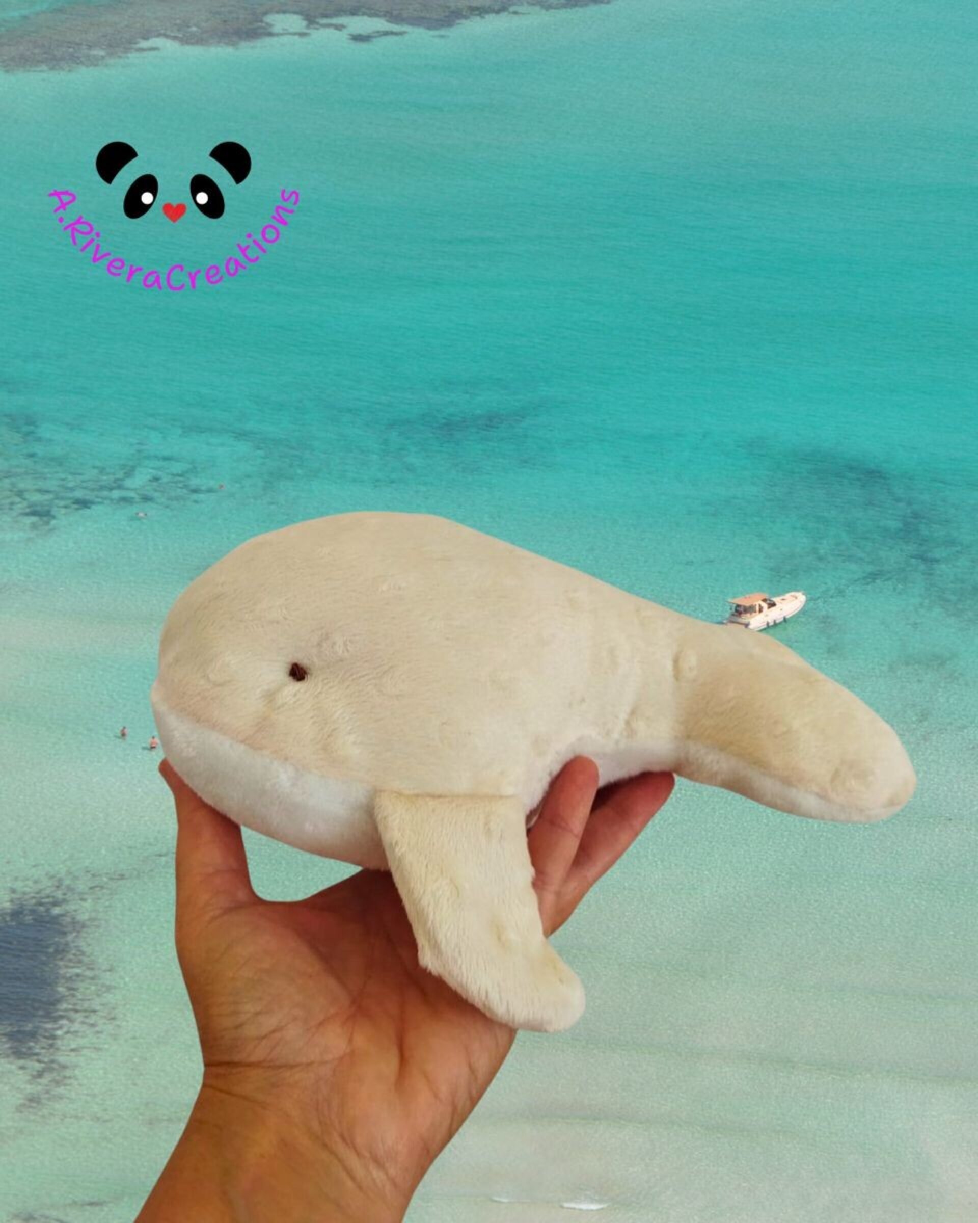 Ballena de peluche, baby shower, eco friendly - 5