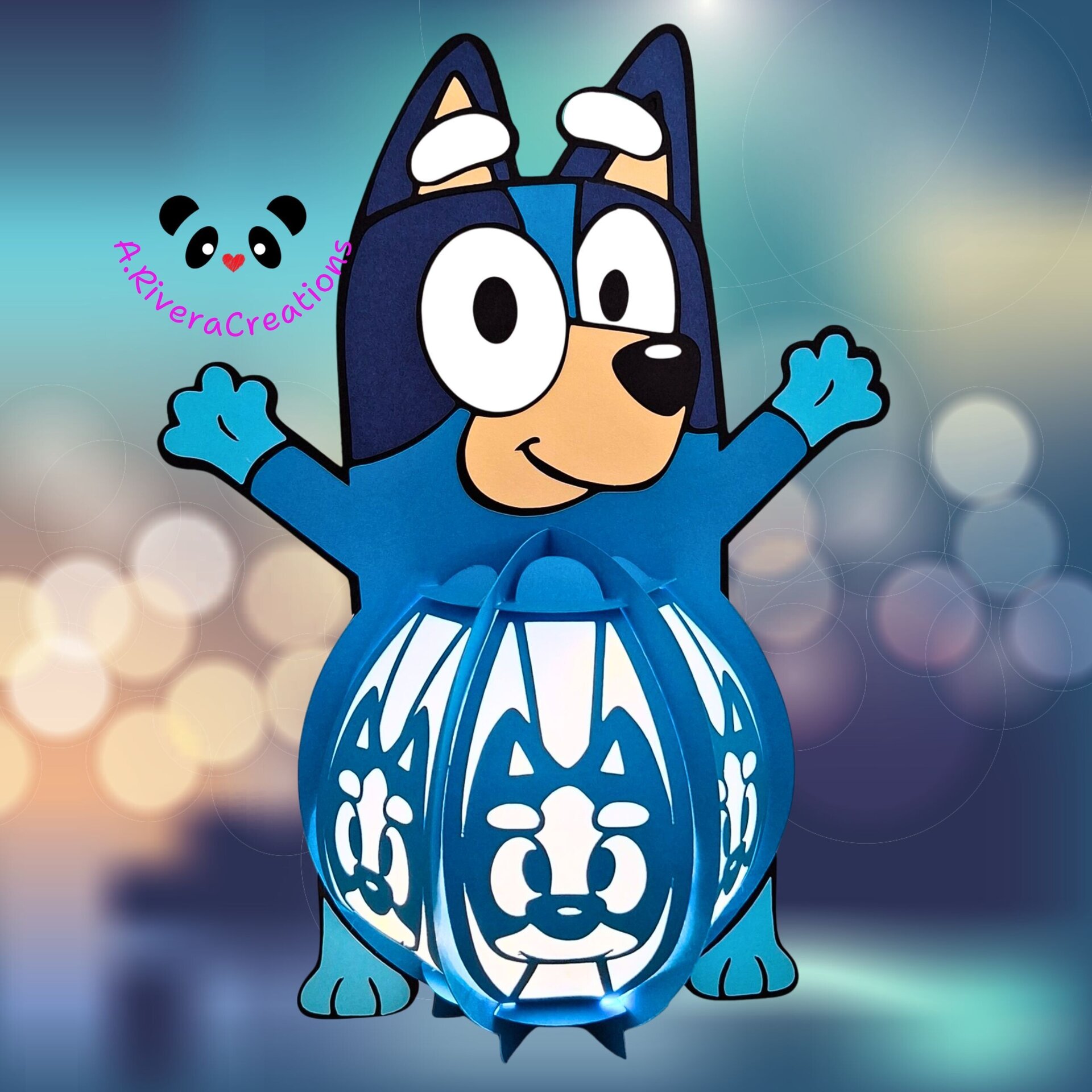 LÁMPARA BLUEY, DECORACIÓN INFANTIL - 3
