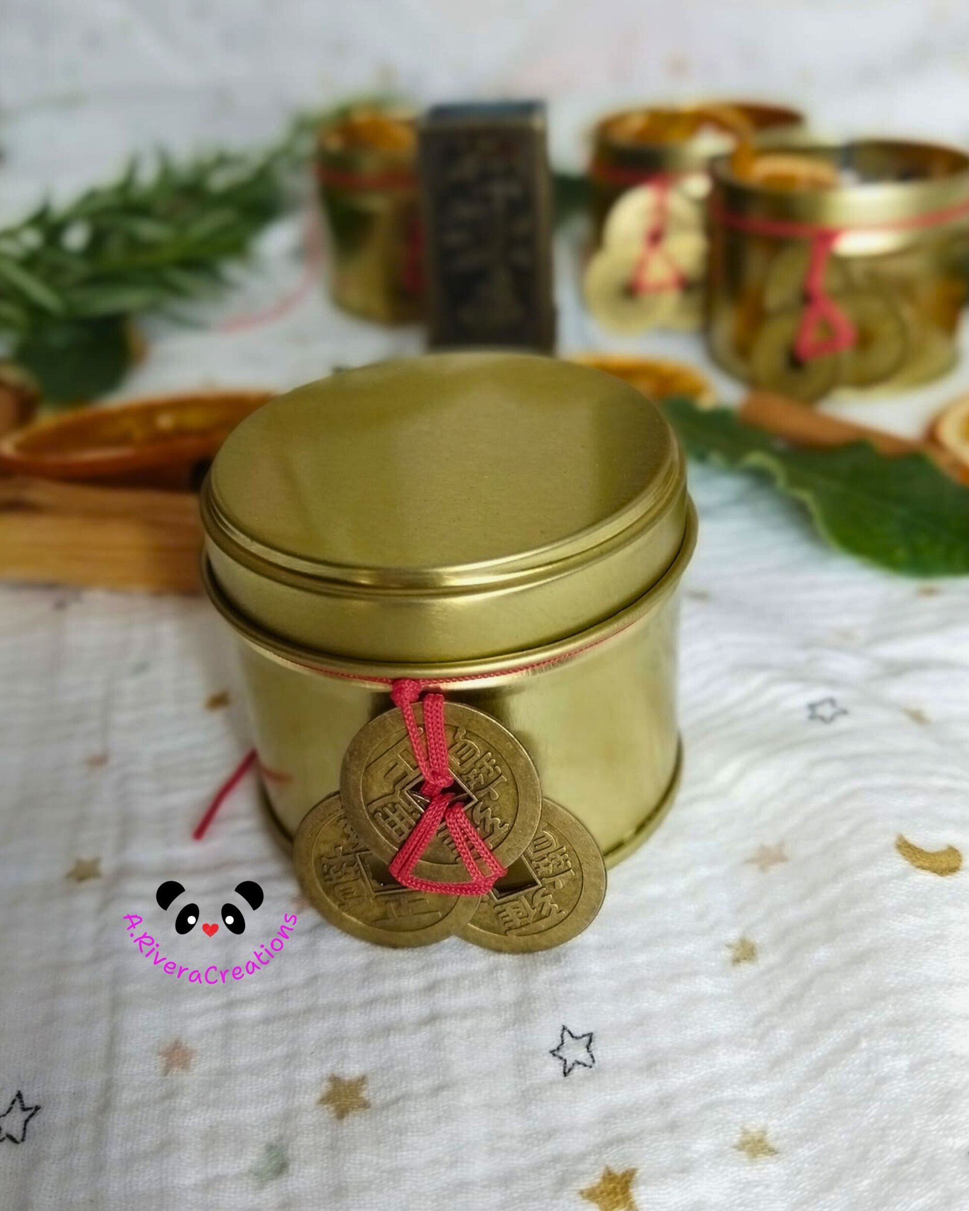 ✨ Vela Llama de Prosperidad – Ritual de Abundancia-SOJA. LATA - 6