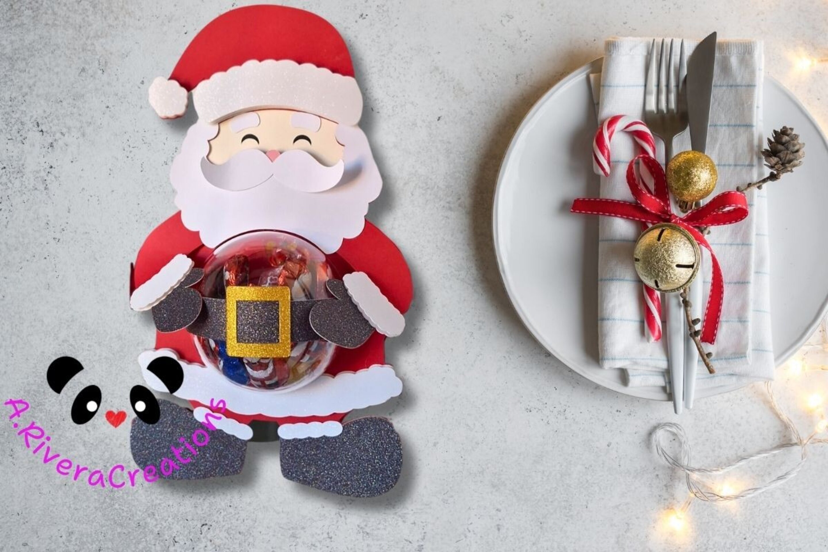 🎅🏼 PORTA CARAMELOS SANTA CLAUS🌟 - 2