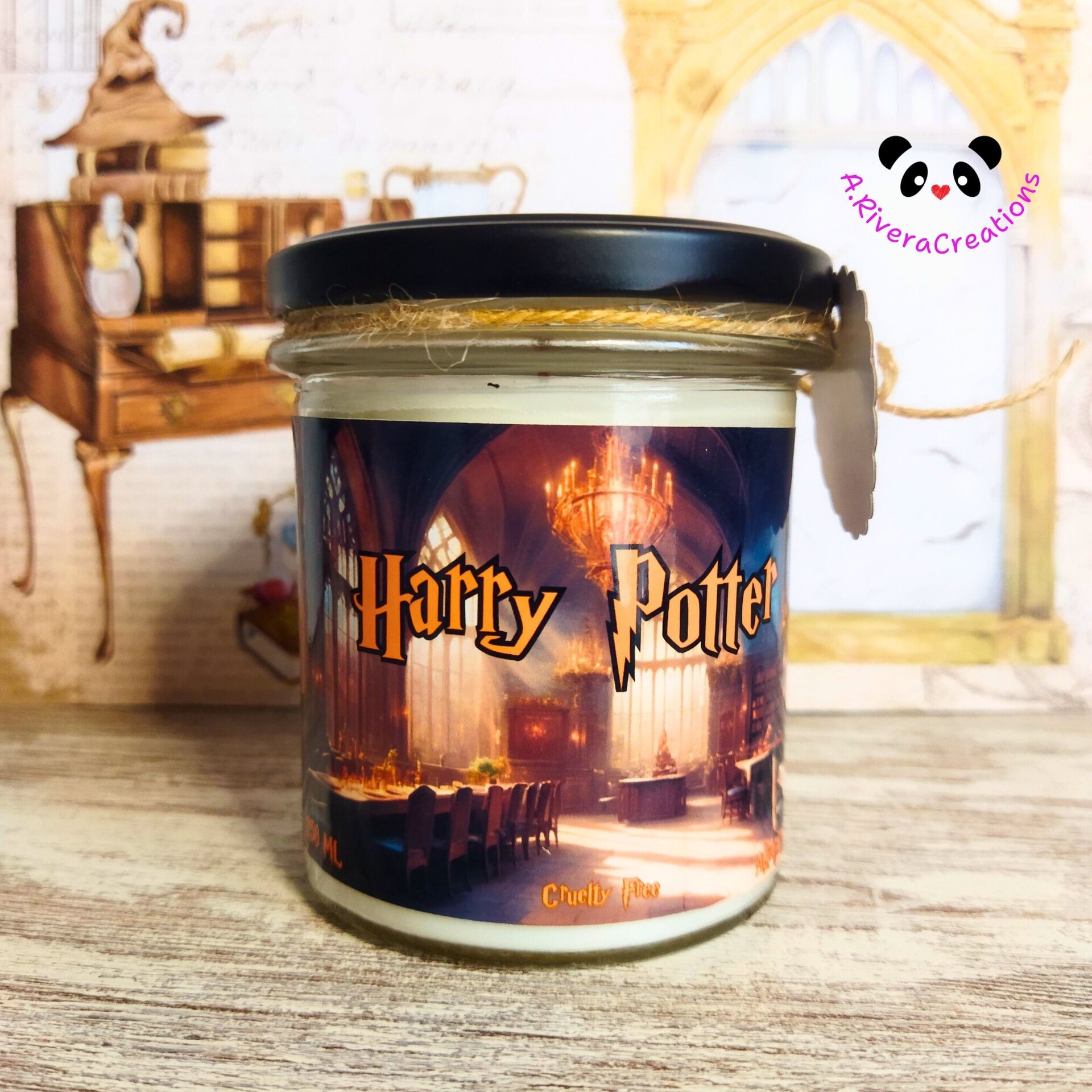 VELA HARRY POTTER, VELA DEL GRAN SALÓN, CERA DE SOJA ECO - 7