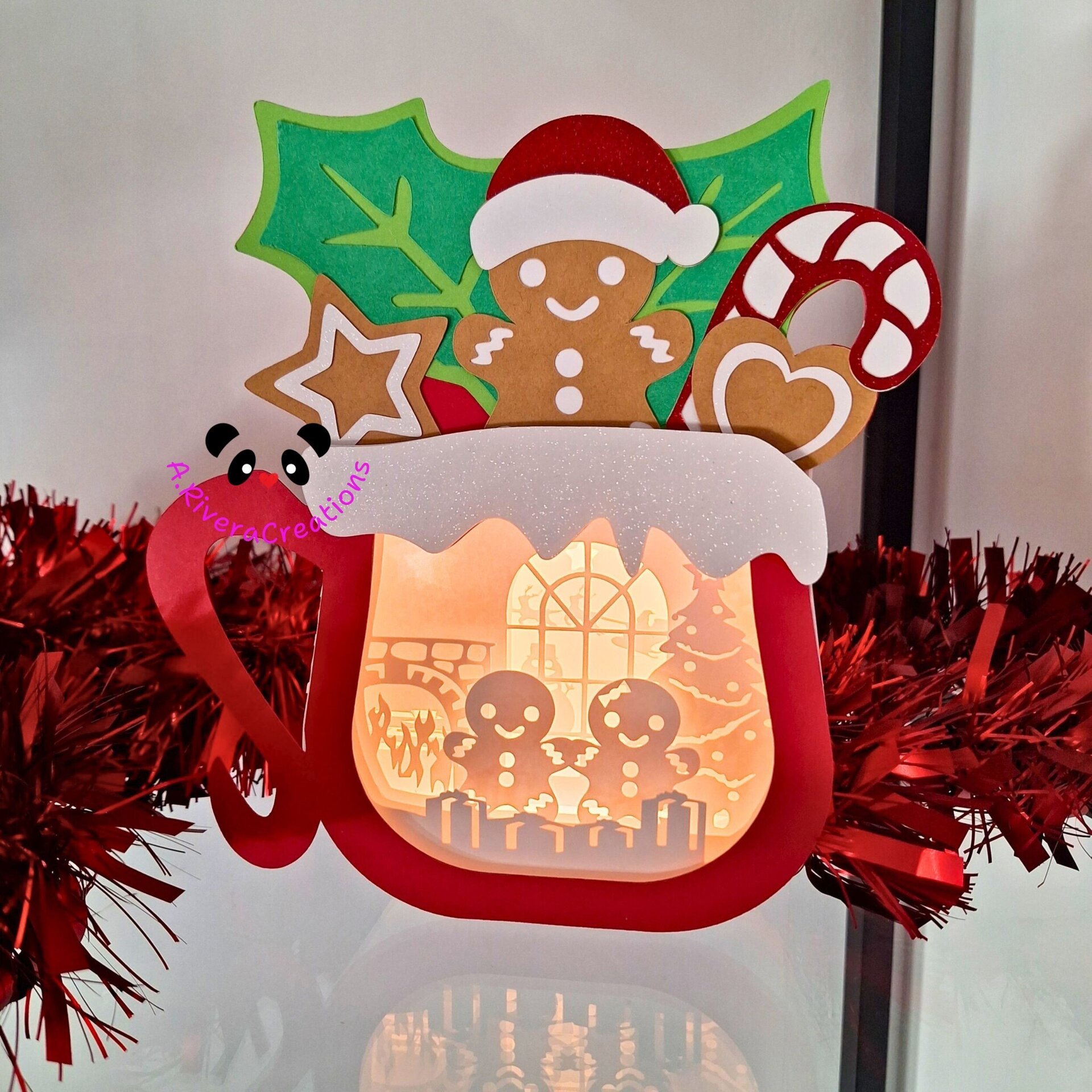 🌟 SHADOW BOX DECORACIÓN NAVIDEÑA🎄 - 4
