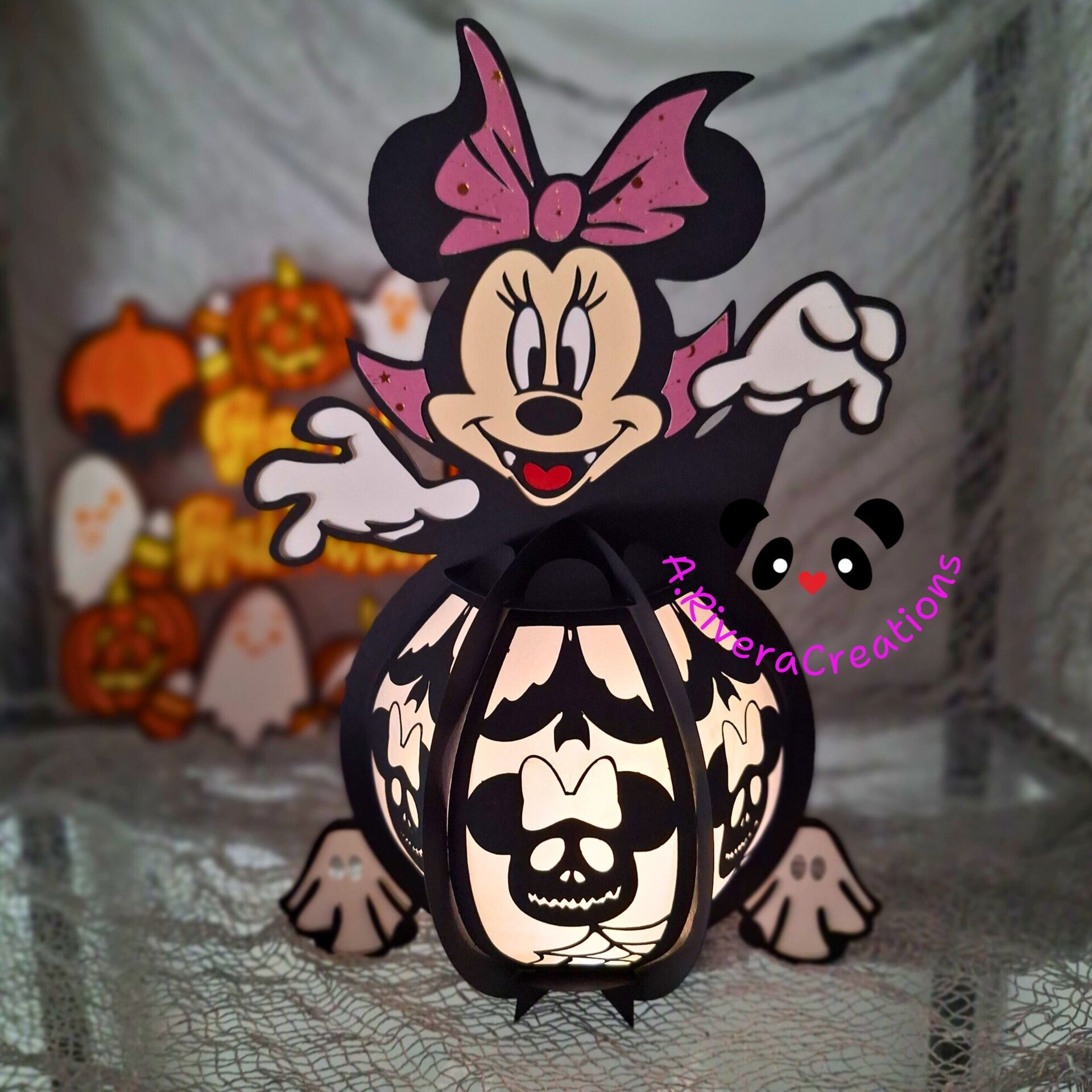 🎃Kit DIY –  LÁMPARA MINNIE HALLOWEEN PARA MONTAR TU MISMO - 2