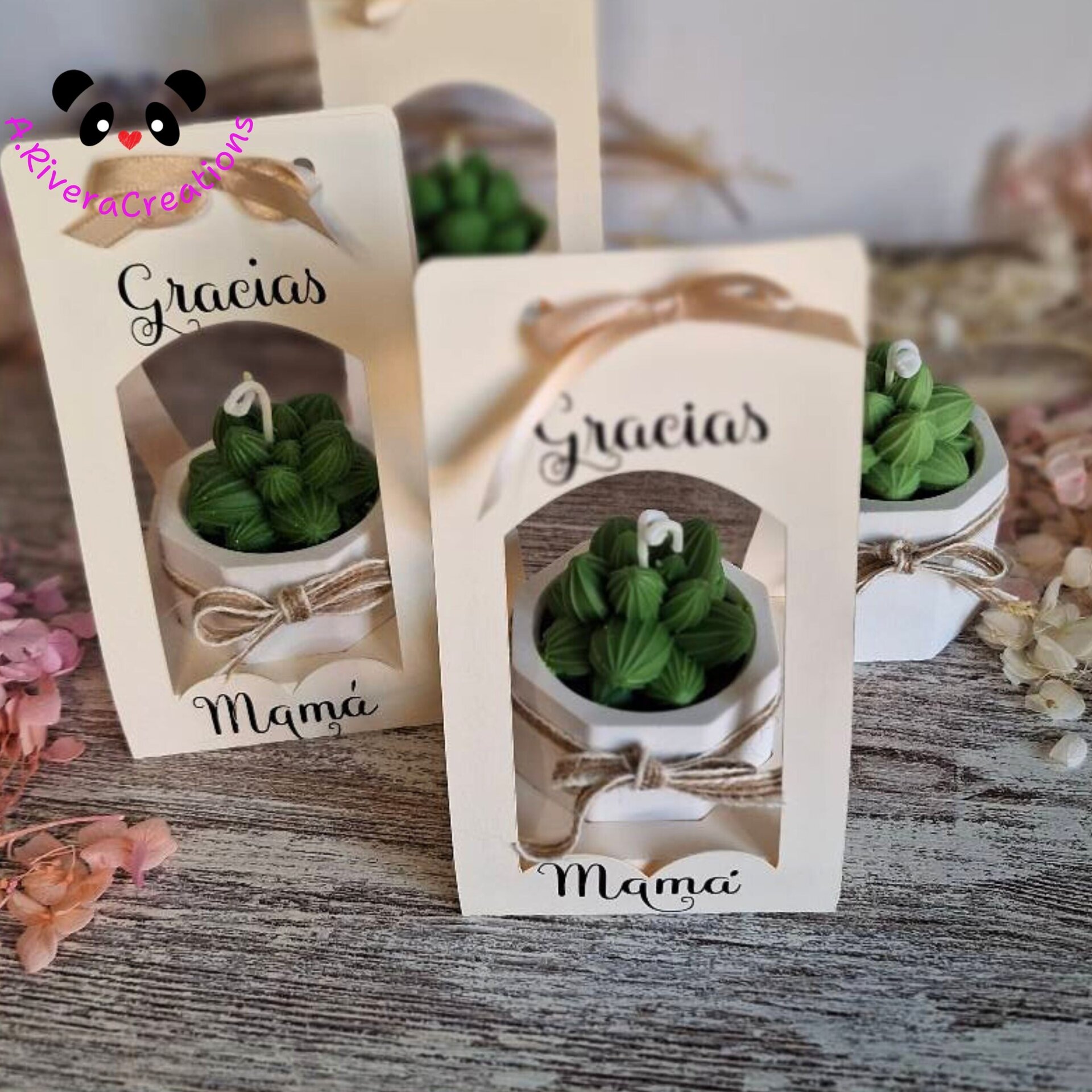 🌿 VELA EDICIÓN LIMITADA DÍA DE LA MADRE CON CERA DE SOJA ECOLÓGICA - 4