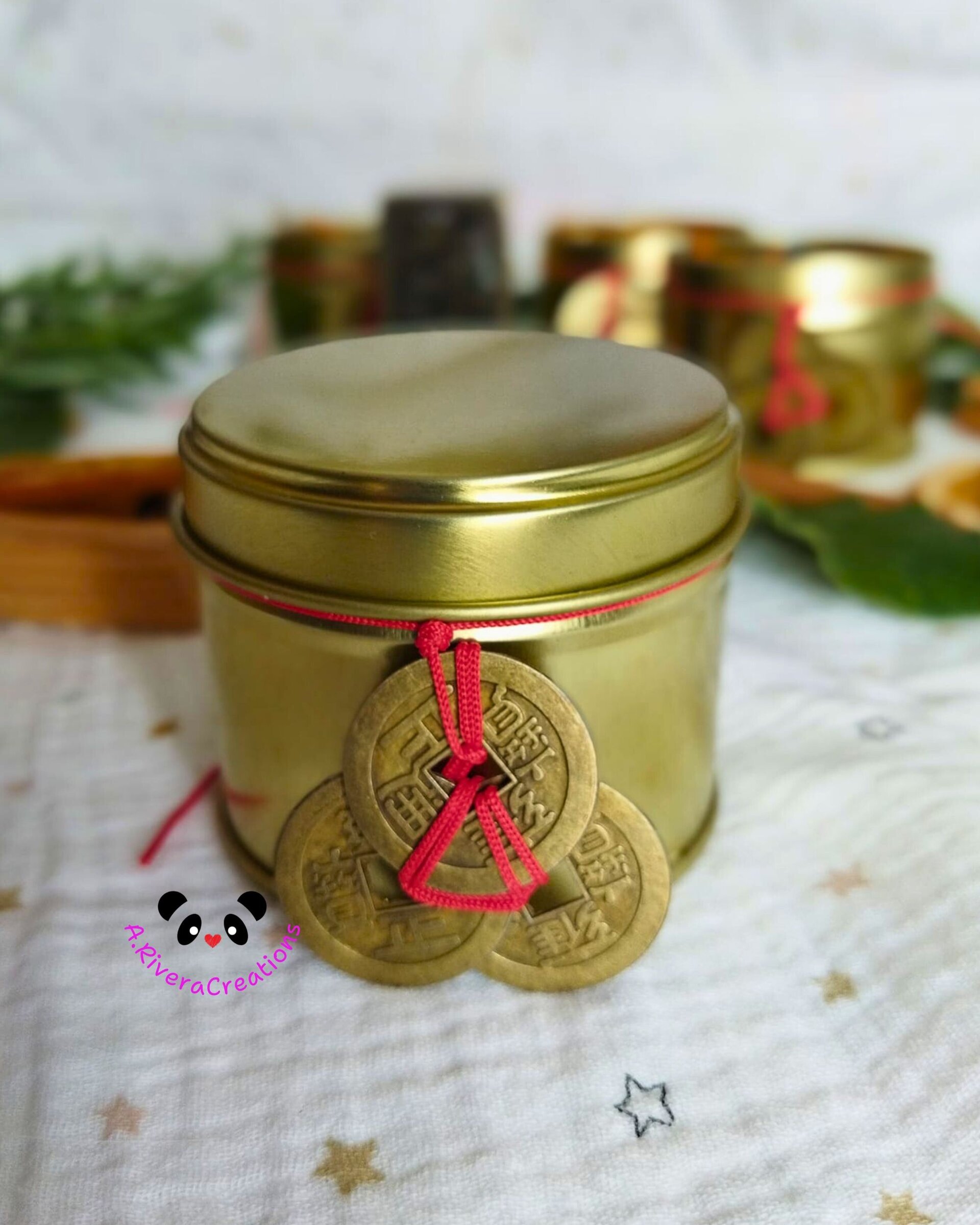 ✨ Vela Llama de Prosperidad – Ritual de Abundancia-SOJA. LATA - 4