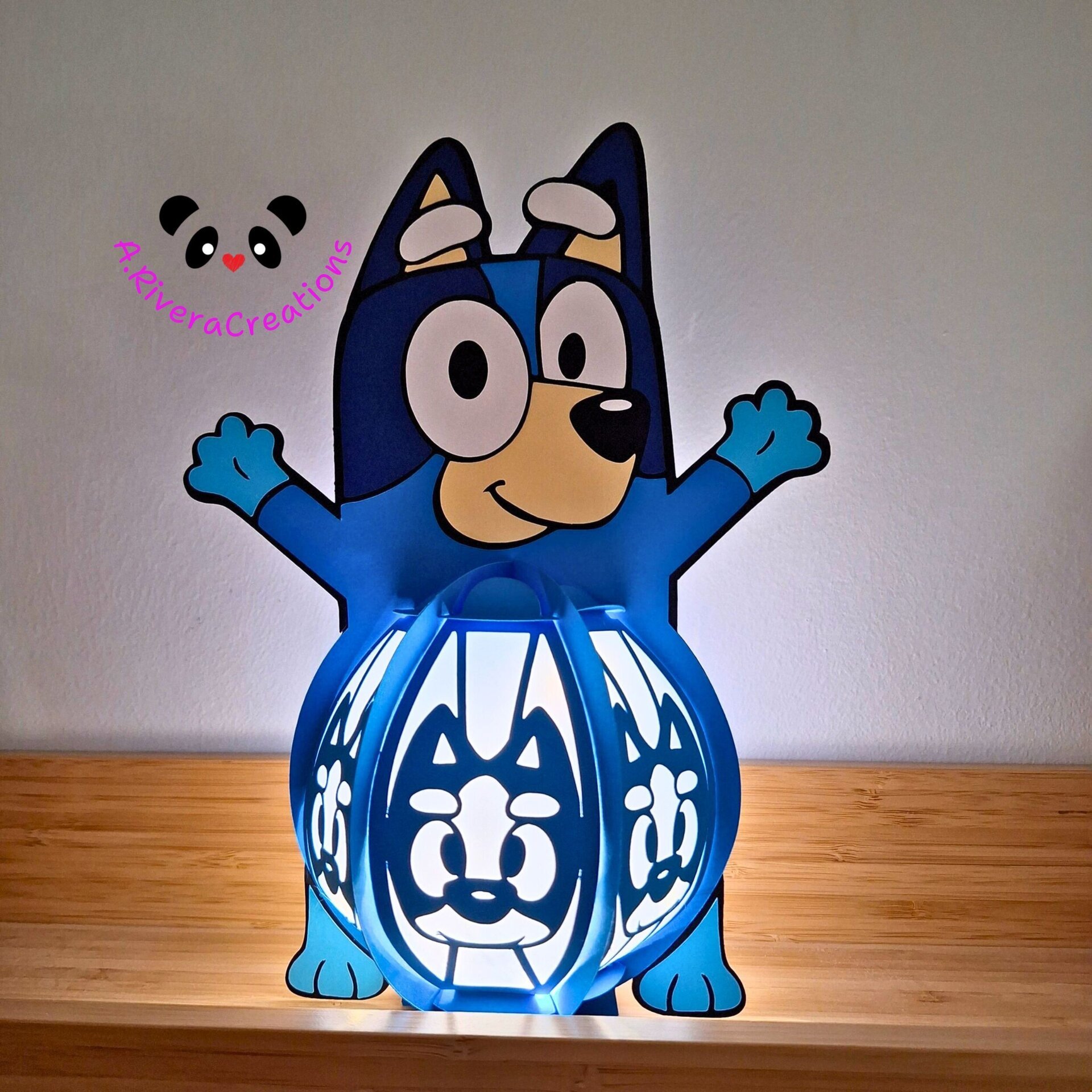 LÁMPARA BLUEY, DECORACIÓN INFANTIL - 1
