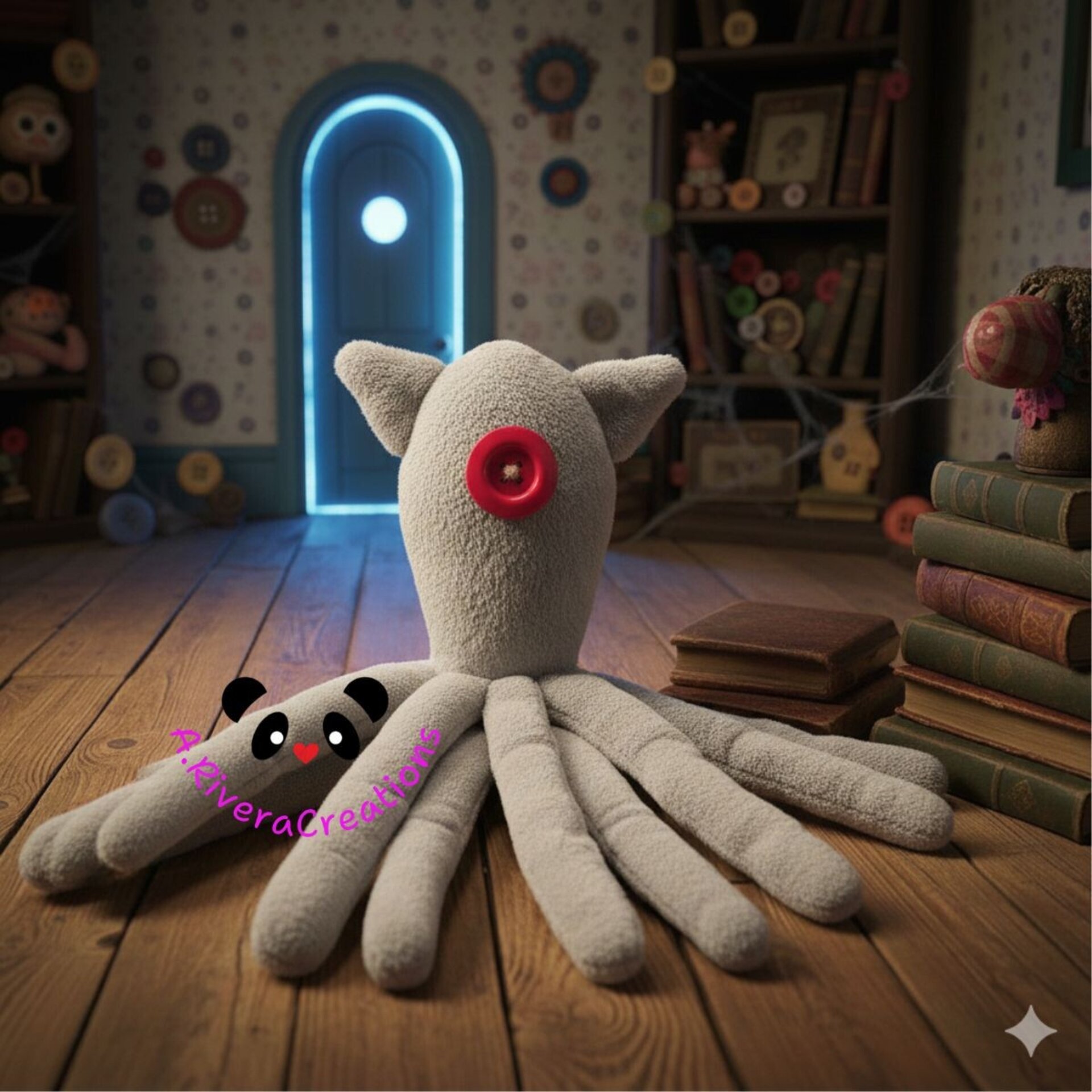 🦑PELUCHE CALAMAR CORALINE - 4