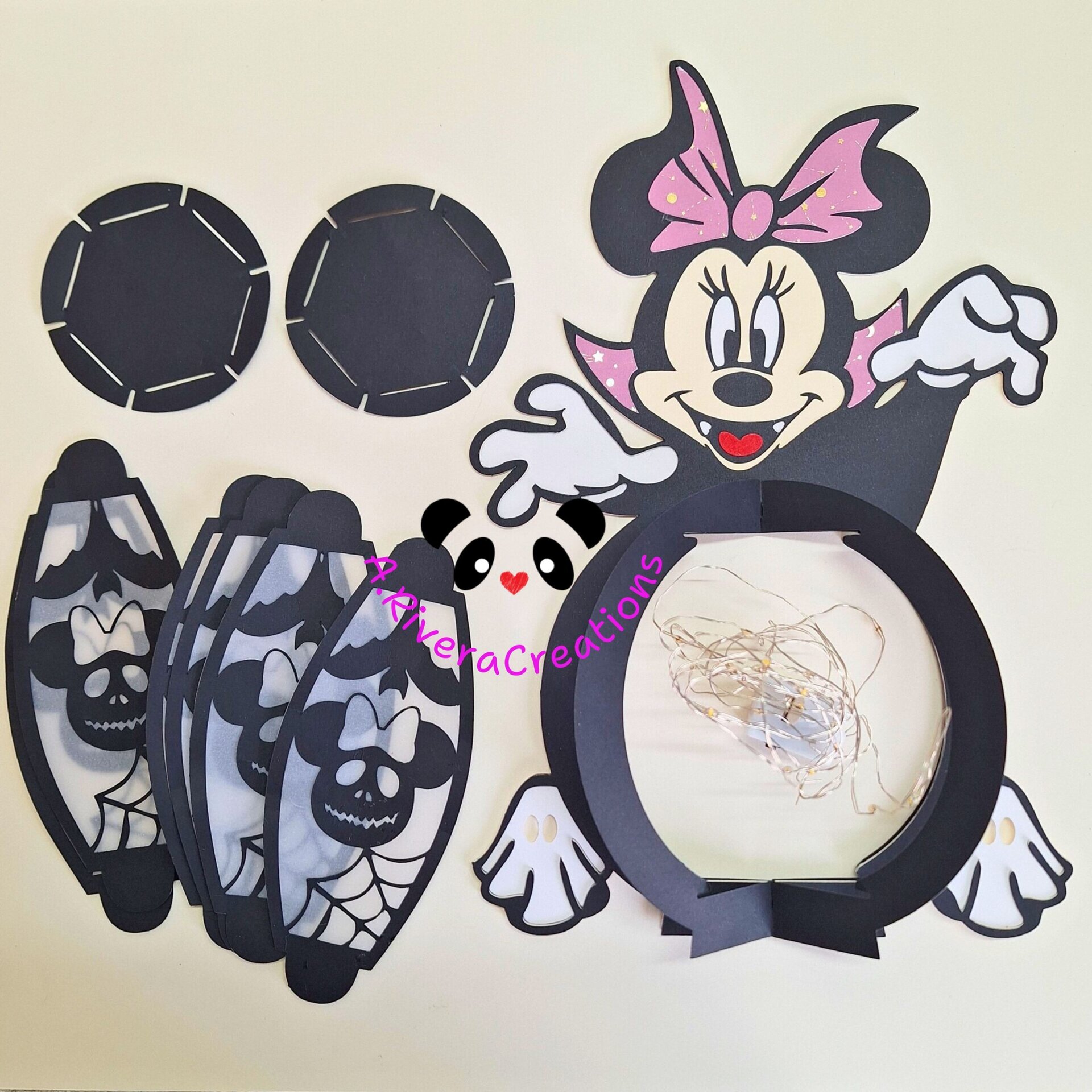 🎃Kit DIY –  LÁMPARA MINNIE HALLOWEEN PARA MONTAR TU MISMO - 1