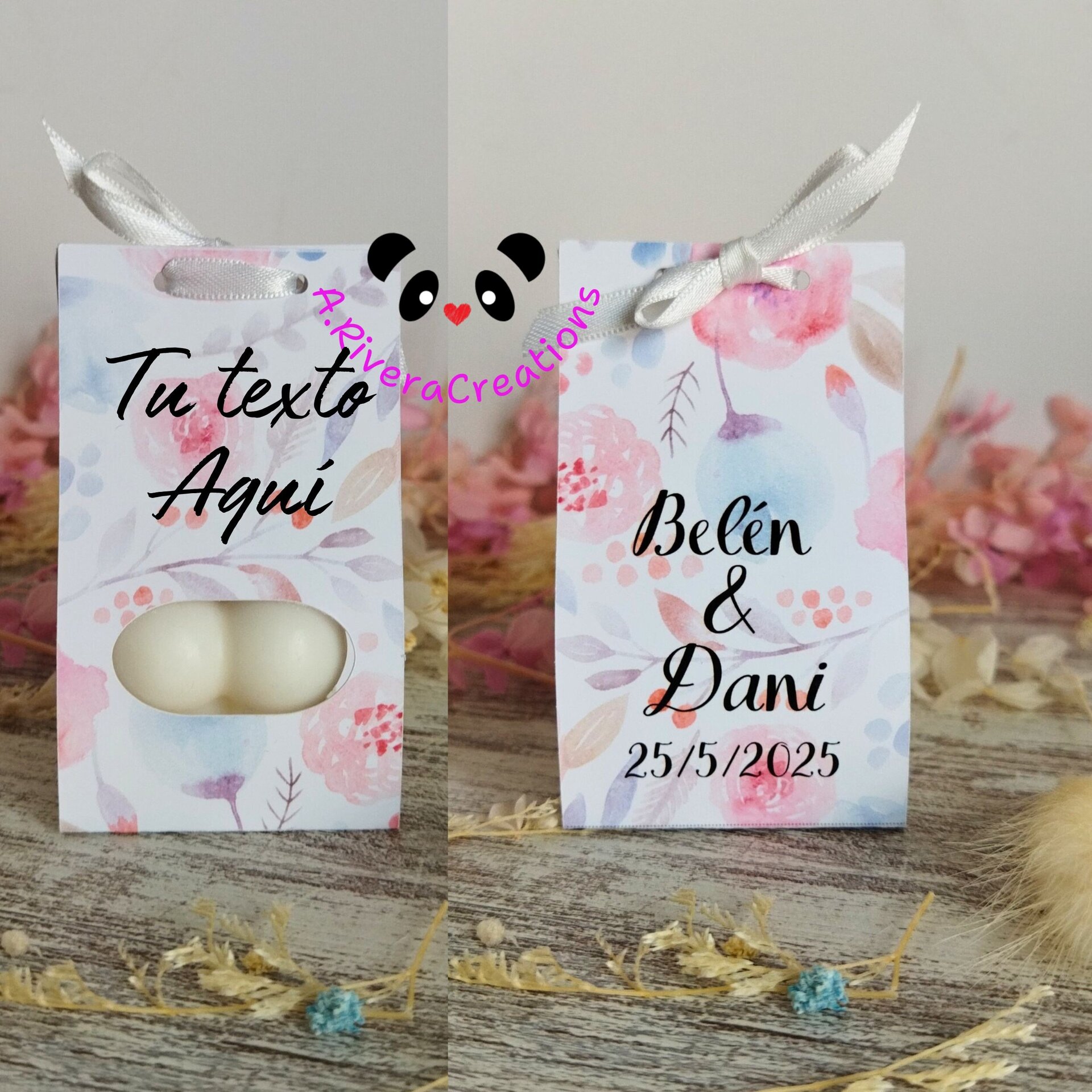 REGALOS PARA BODAS, REGALOS PARA INVITADOS, VELAS DE SOJA ARTESANALES - 6