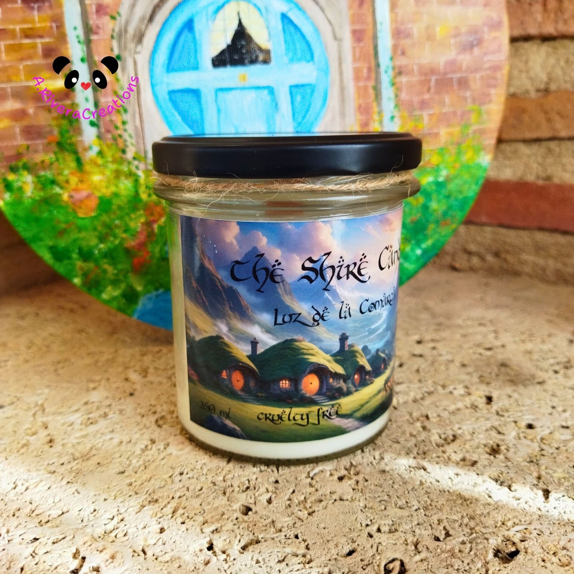 VELA HOBBIT LUZ DE LA COMARCA, CERA DE SOJA ECOLÓGICA - 3