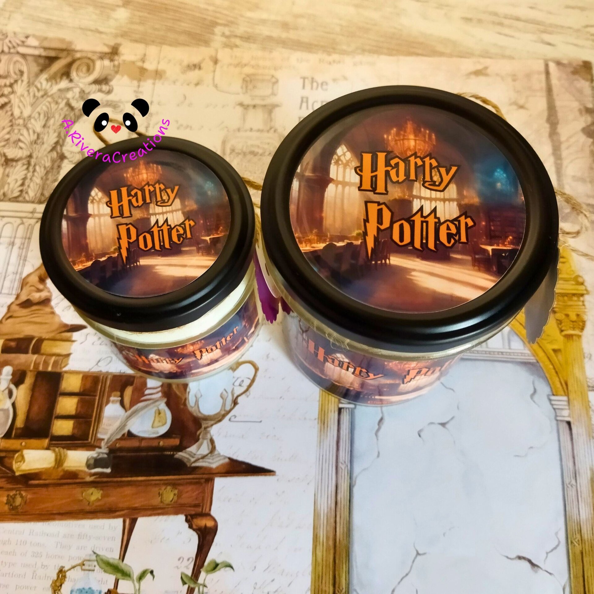VELA HARRY POTTER, VELA DEL GRAN SALÓN, CERA DE SOJA ECO - 5