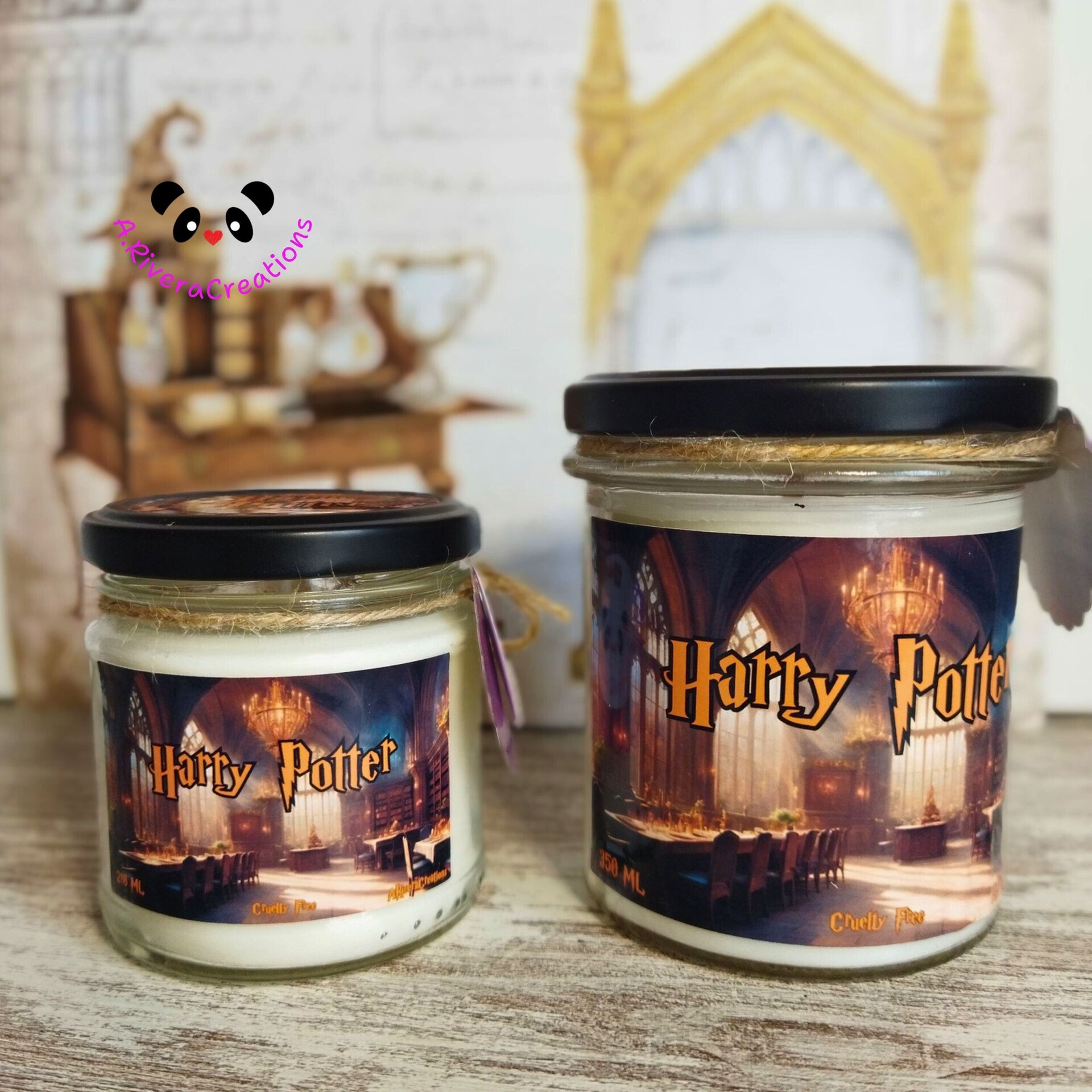 VELA HARRY POTTER, VELA DEL GRAN SALÓN, CERA DE SOJA ECO - 3