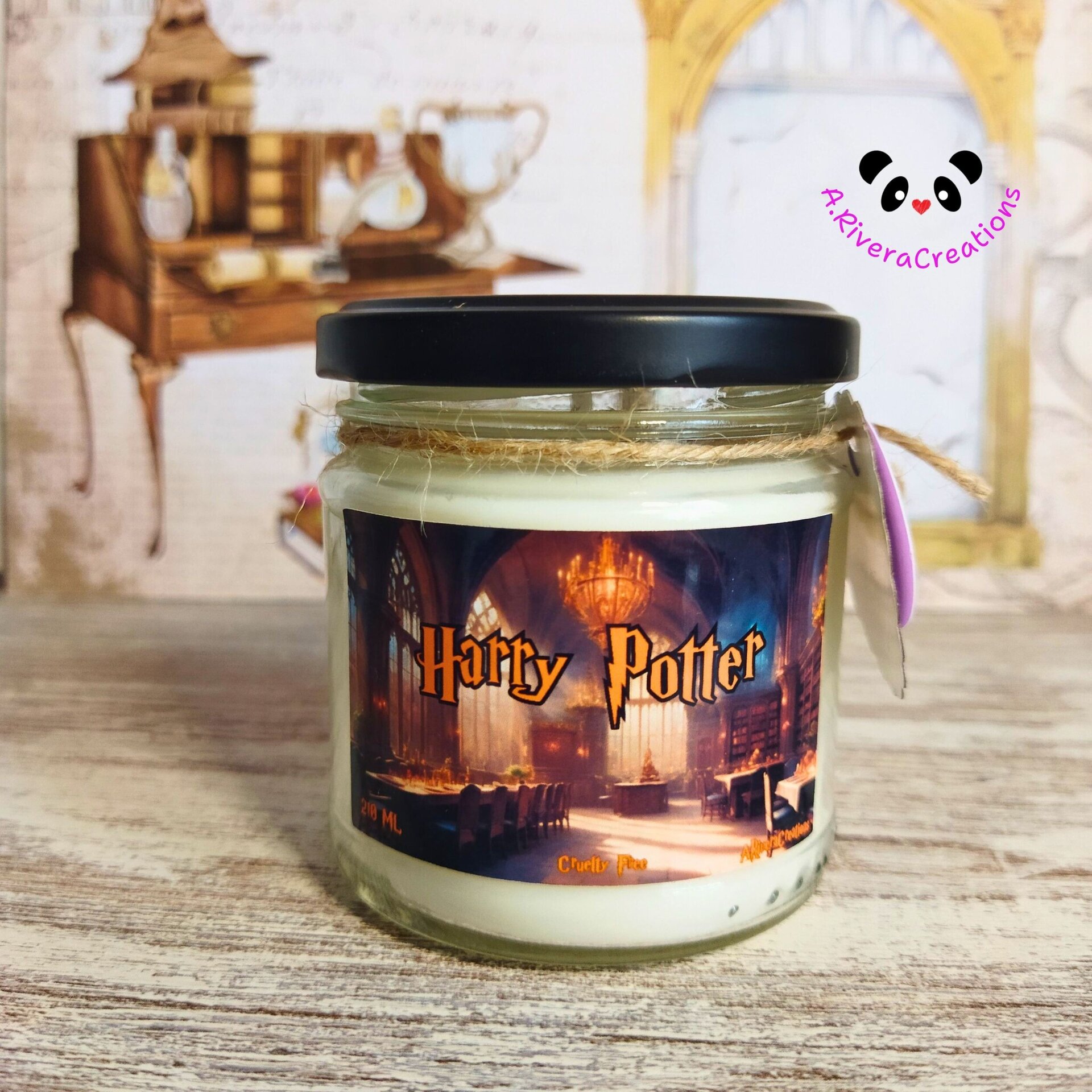 VELA HARRY POTTER, VELA DEL GRAN SALÓN, CERA DE SOJA ECO - 9