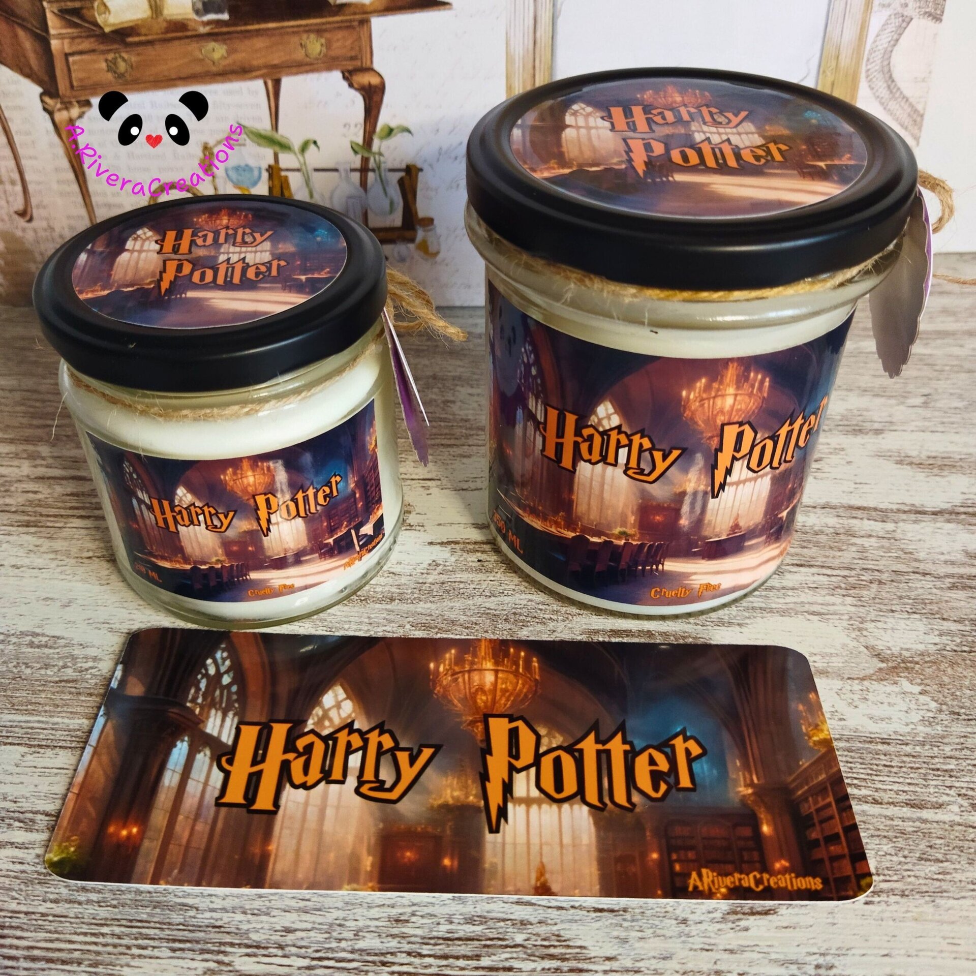 VELA HARRY POTTER, VELA DEL GRAN SALÓN, CERA DE SOJA ECO - 11