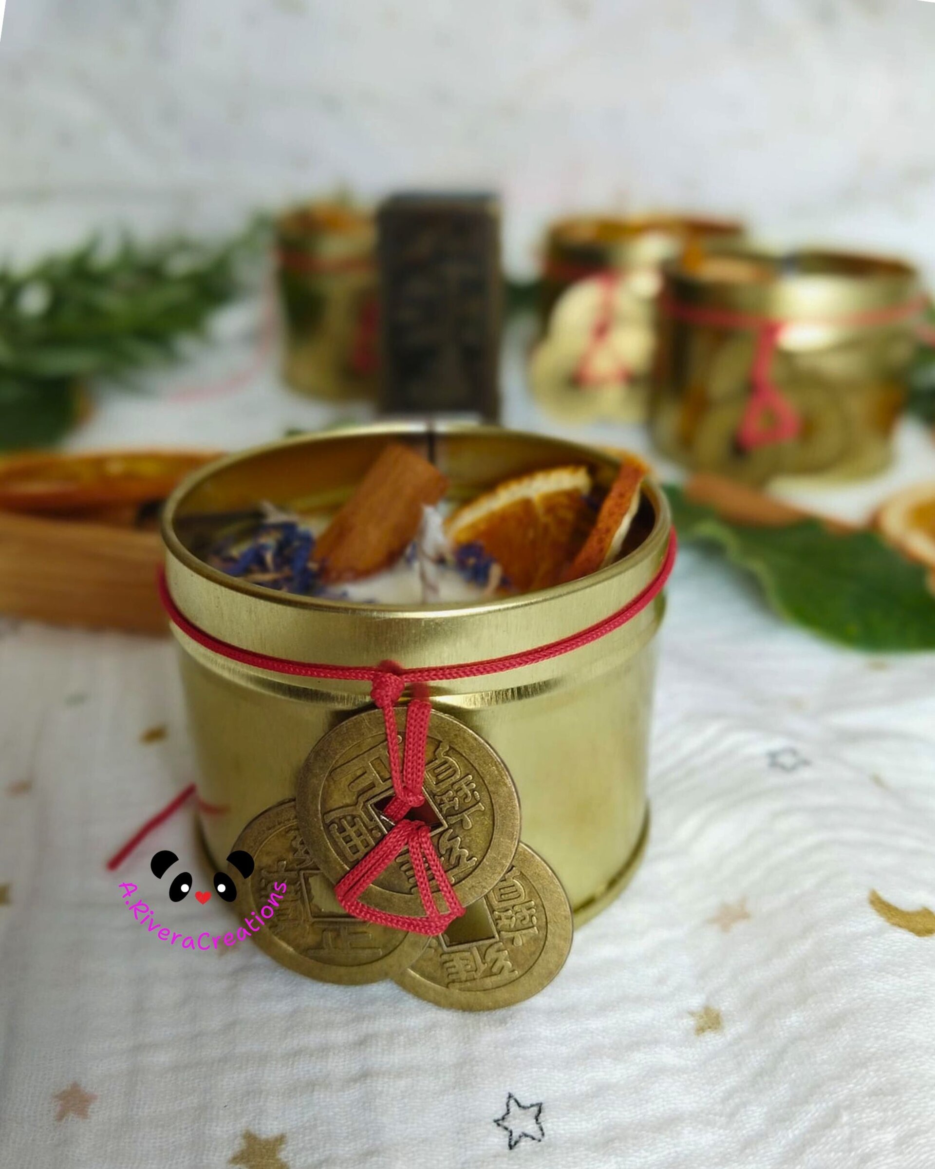 ✨ Vela Llama de Prosperidad – Ritual de Abundancia-SOJA. LATA - 5