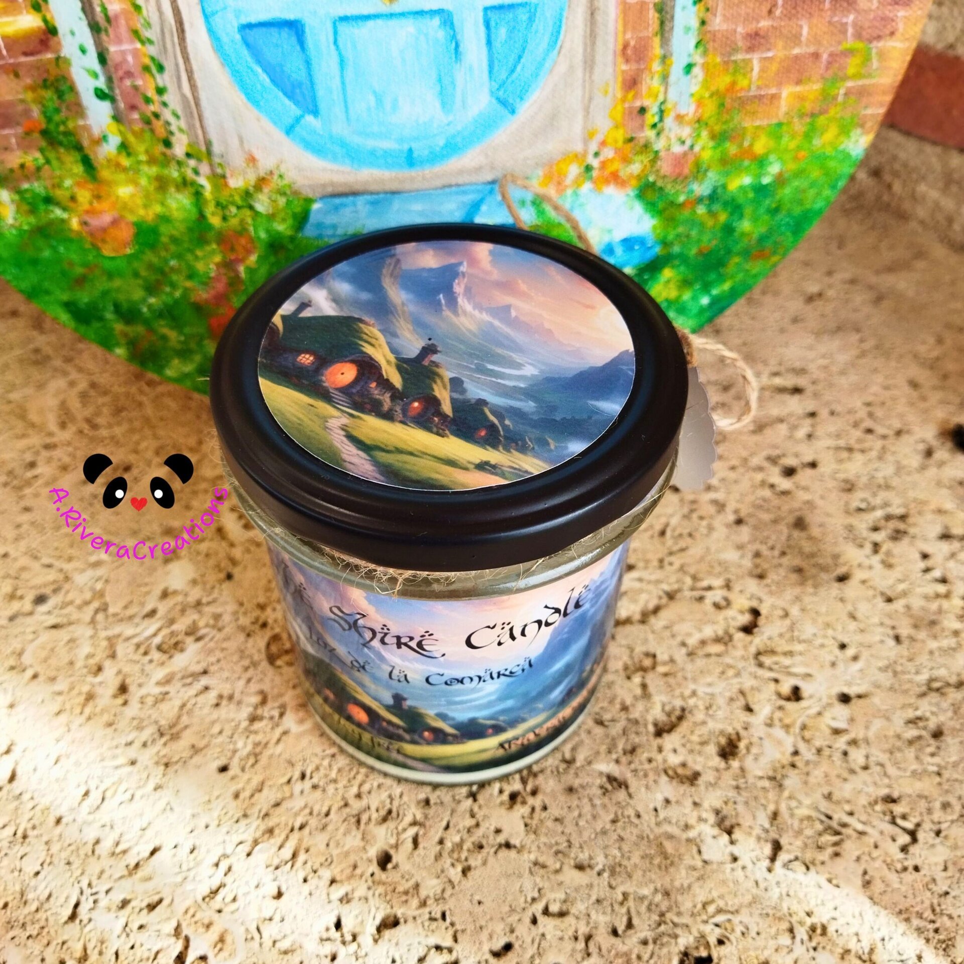 VELA HOBBIT LUZ DE LA COMARCA, CERA DE SOJA ECOLÓGICA - 2