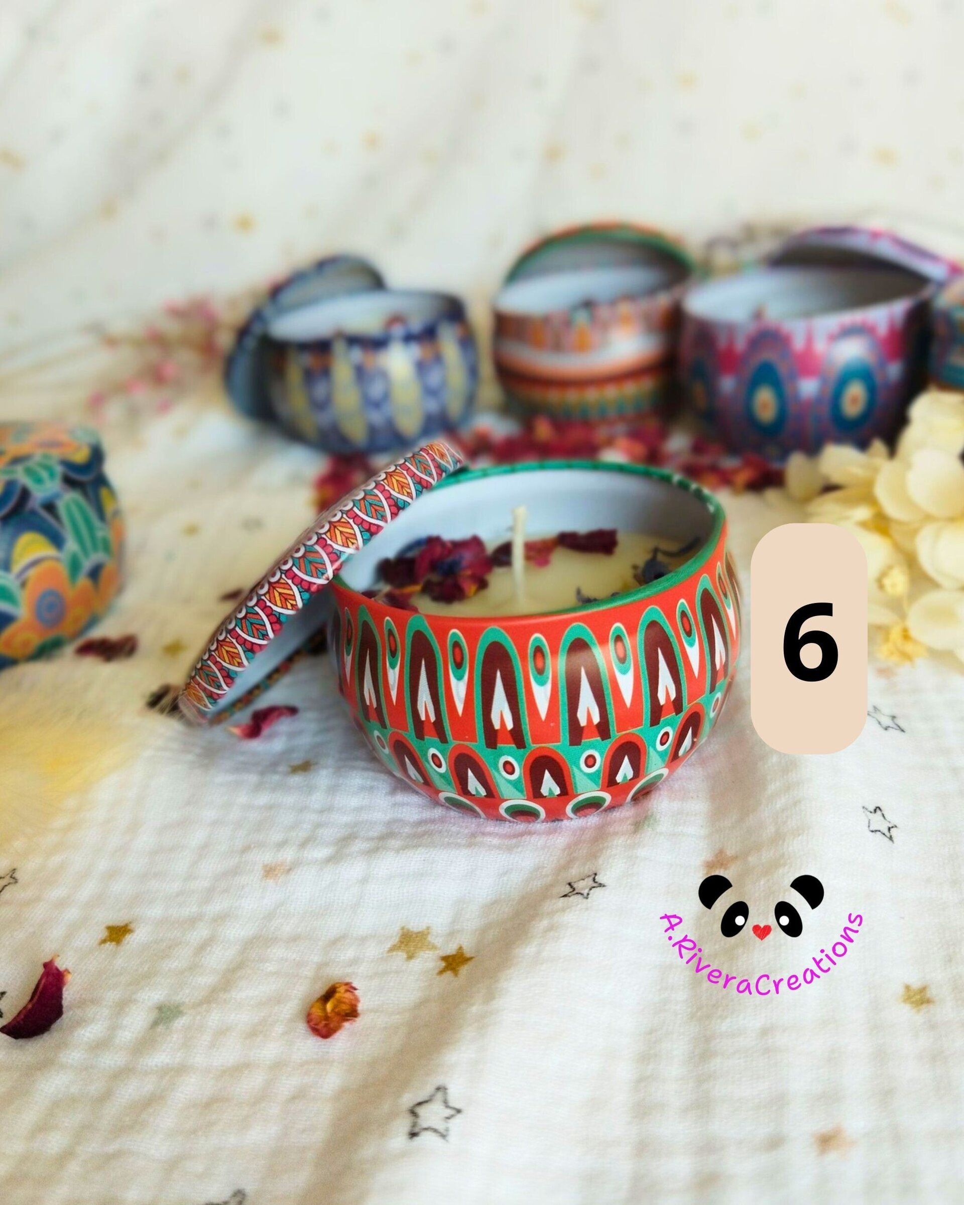✨ Flor de Ensueño – Vela Artesanal de Soja - 6