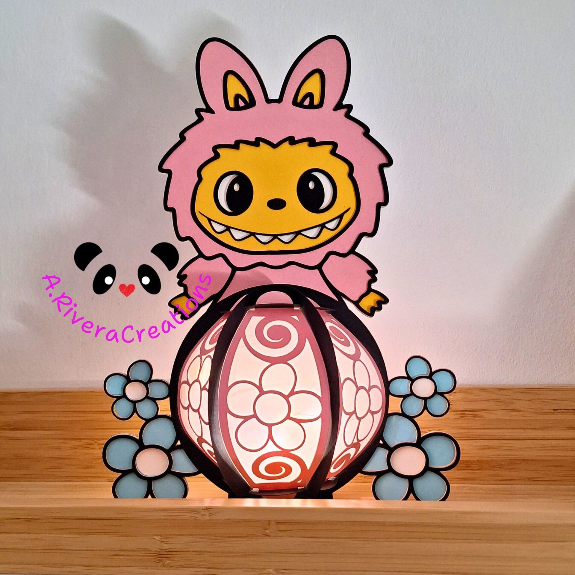 🌟 LÁMPARA LABUBU, decoración infantil, luces led - 1