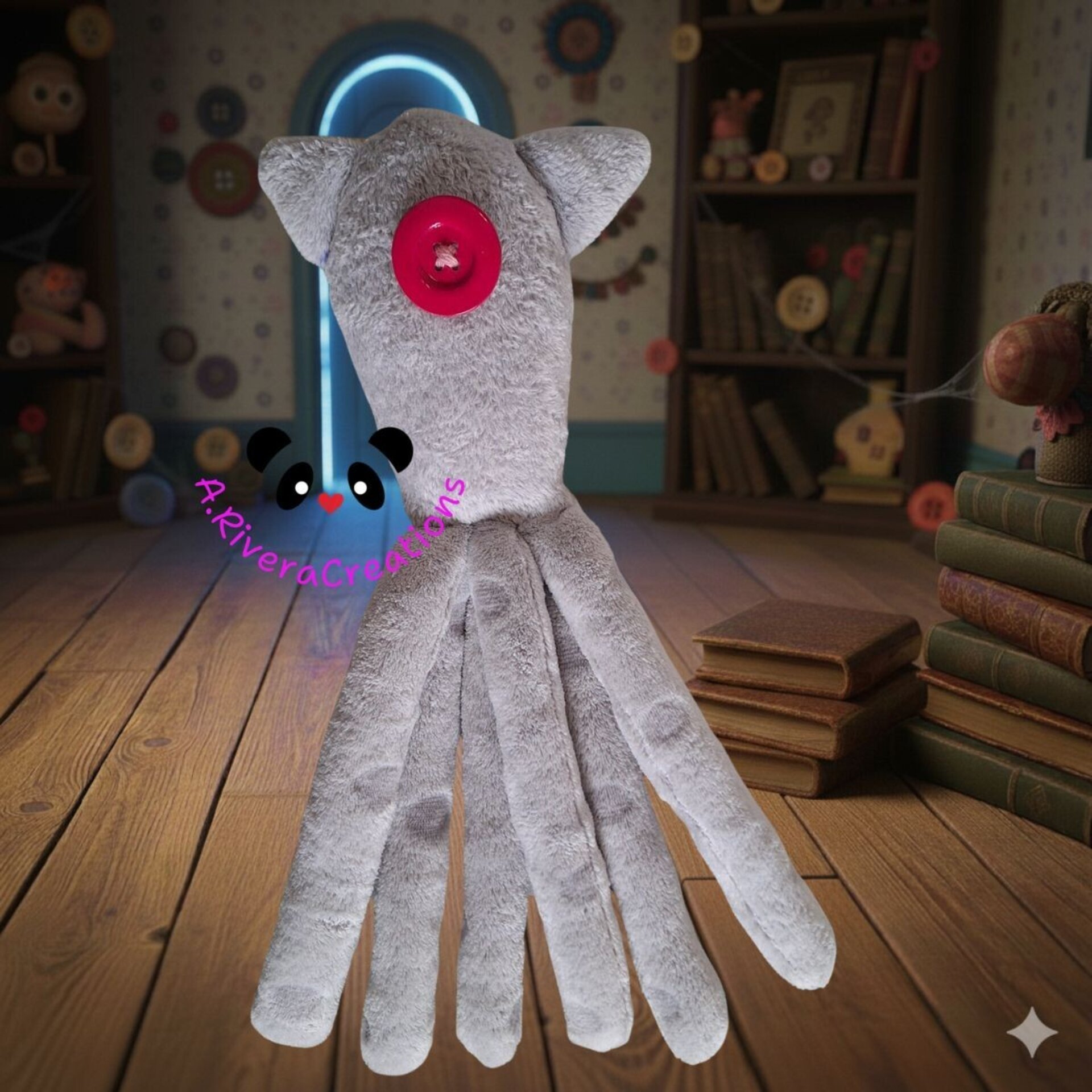 🦑PELUCHE CALAMAR CORALINE - 1