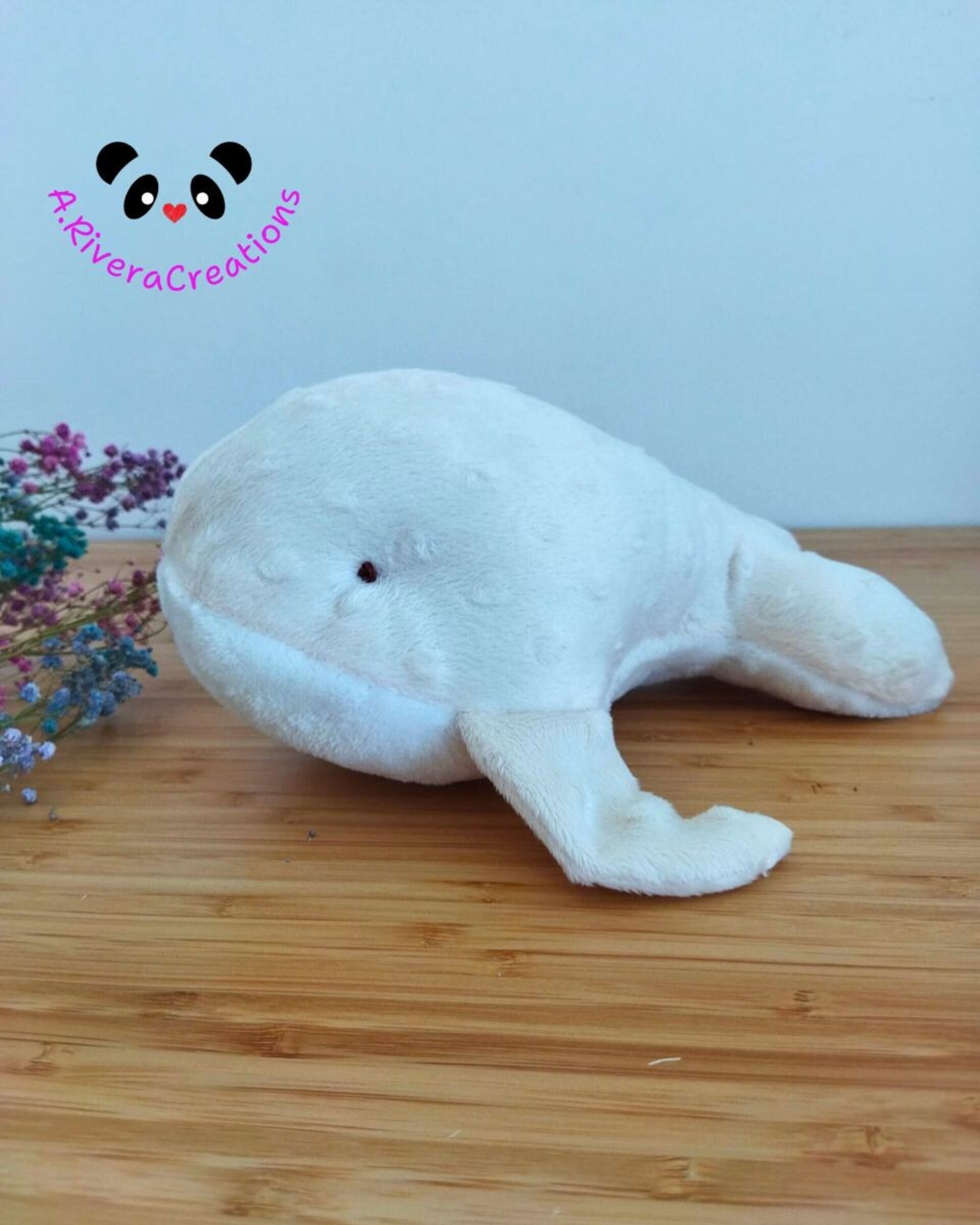 Ballena de peluche, baby shower, eco friendly - 4