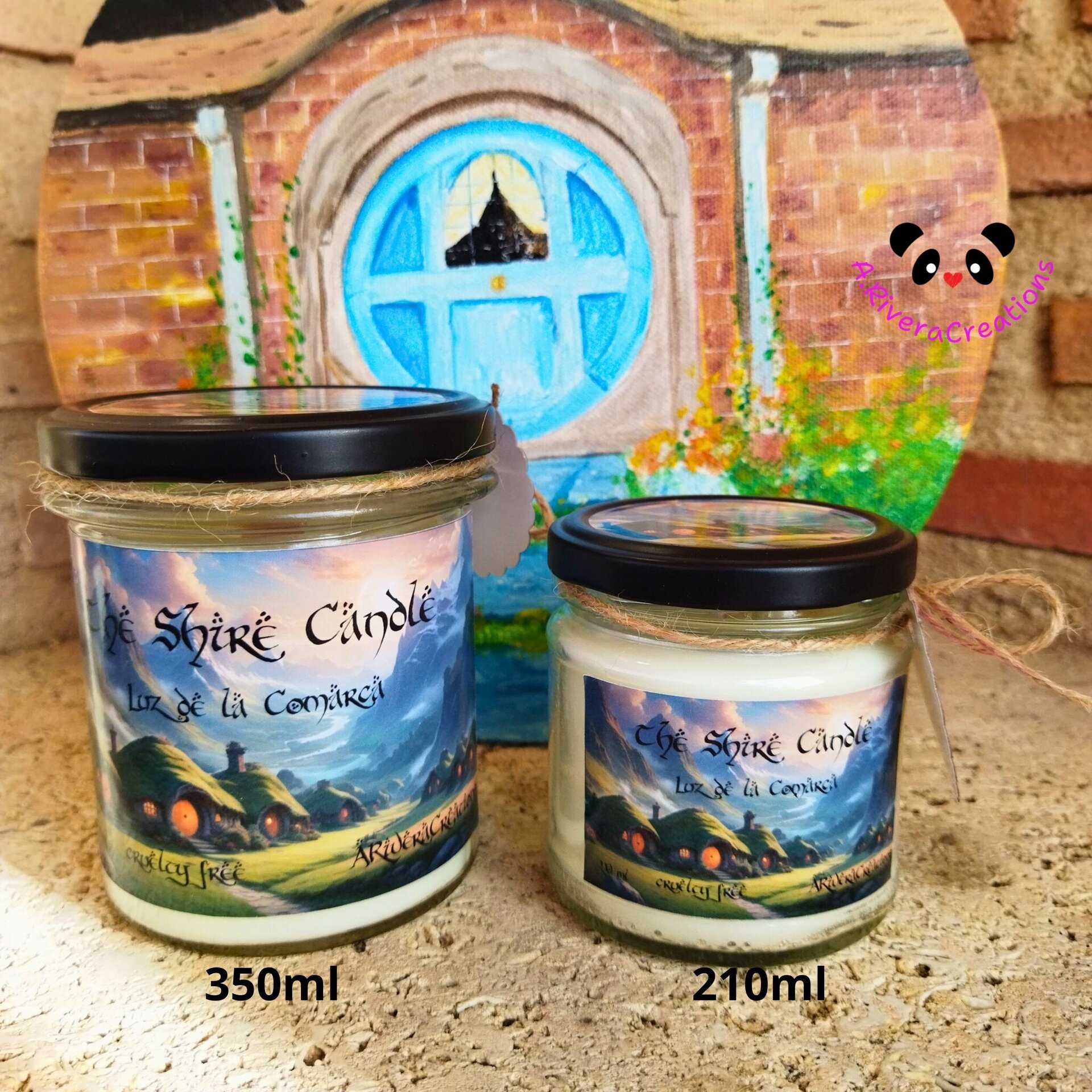 VELA HOBBIT LUZ DE LA COMARCA, CERA DE SOJA ECOLÓGICA - 7